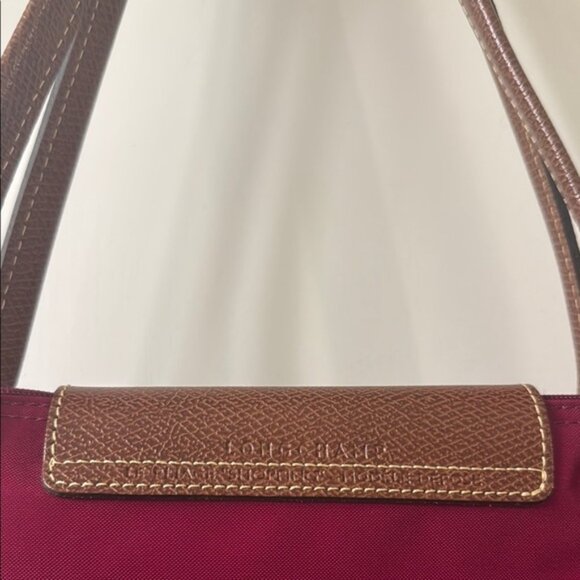 Longchamp Large Le Pliage Tote Bag in Fuchsia Magenta - Picture 4 of 15